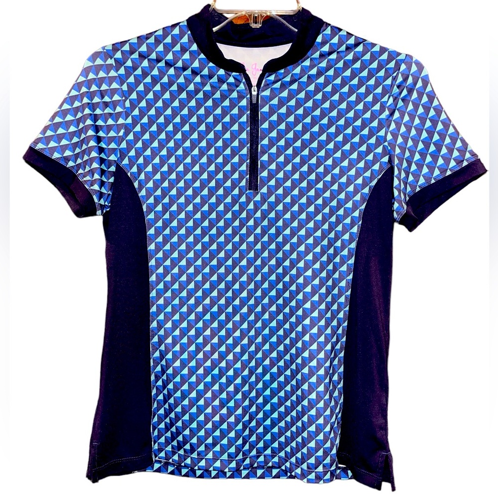 “Lillie Green” athletic top /golf, biking, aquatic